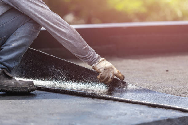 Professional Waterproofing technician working in Moorestown, NJ
